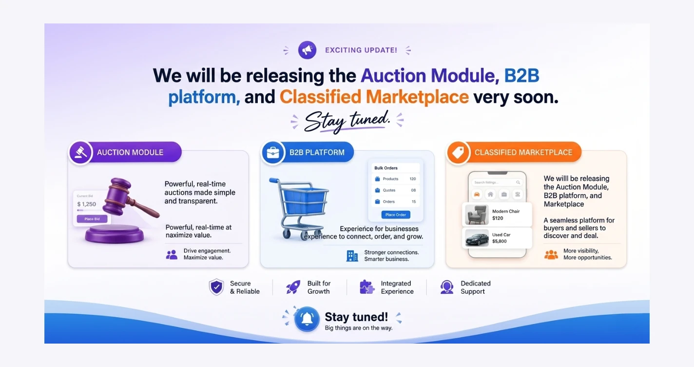 Big Things Are Coming to Mazzify: Auctions, B2B & Marketplace Launch