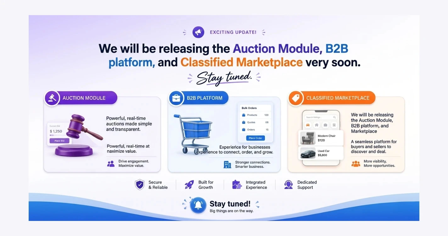 Big Things Are Coming to Mazzify: Auctions, B2B & Marketplace Launch