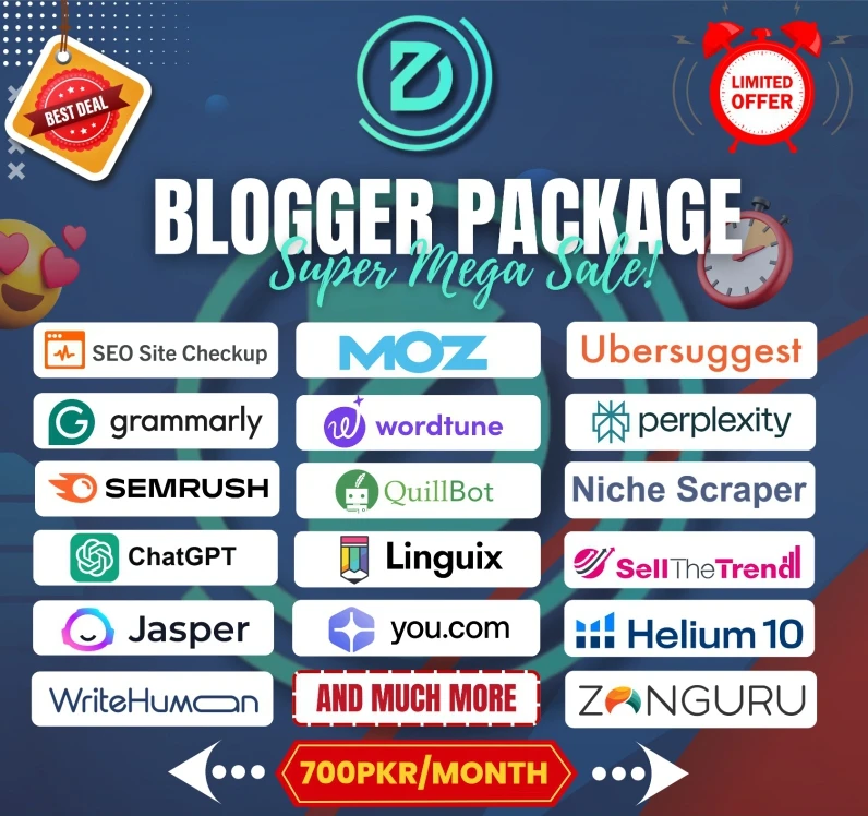 Blogger Package (Monthly)