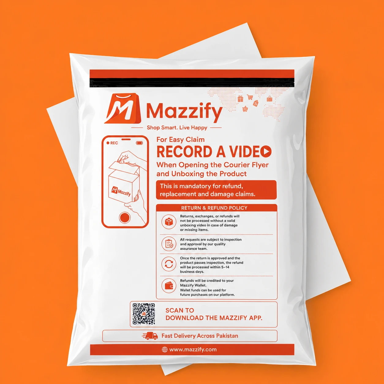 Mazzify Printed Courier Flyers