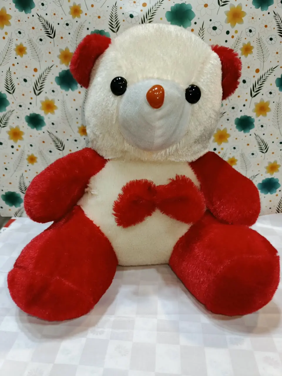 Teddy Bear Plush Toy with Heart – Soft Stuffed Bear for Kids & Gifting